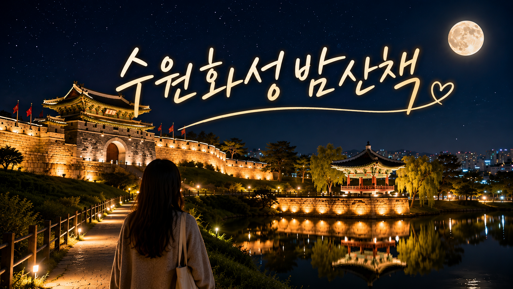 수원 화성 야경 산책: 지친 하루의 끝에서 만나는 따뜻한 위로의 시간